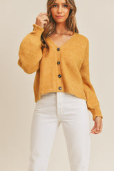 MABLE Women's Long Sleeve Button Down Knit Cardigan Sweater